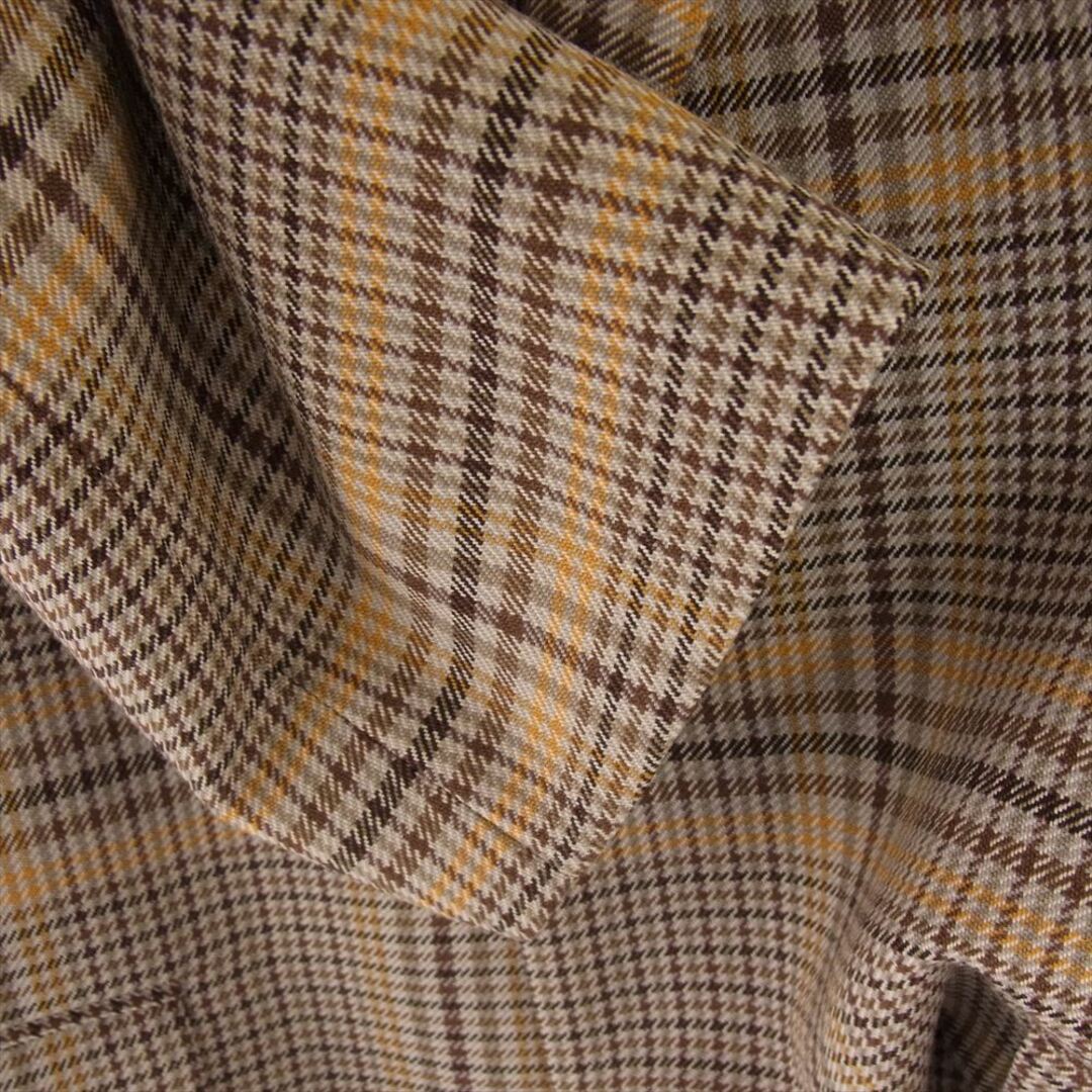 AURALEE(オーラリー)のAURALEE オーラリー ジャケット A9AJ01SC WOOL SERGE CHECK JACKET ウール サージ チェック テーラード ジャケット ブラウン系 4【美品】【中古】 メンズのジャケット/アウター(その他)の商品写真