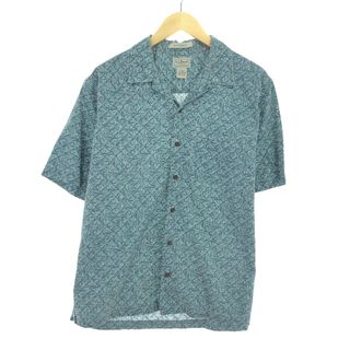 エルエルビーン(L.L.Bean)の古着 エルエルビーン L.L.Bean 総柄 TRADITIONAL FIT オープンカラー ハワイアンアロハシャツ メンズM /eaa448210(シャツ)