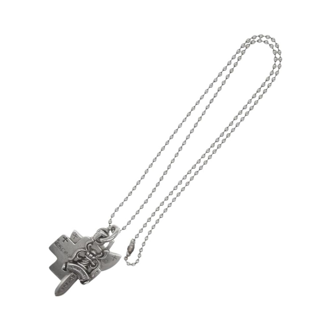 Chrome Hearts(クロムハーツ)のCHROME HEARTS クロムハーツ（原本無） ペンダントトップ 3TRINKETS OLD スリートリンケッツ オールド ペンダントトップ シルバー系【中古】 メンズのアクセサリー(ネックレス)の商品写真