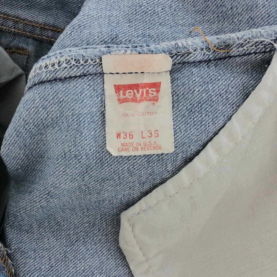 Levi's(リーバイス)の古着 90年代 リーバイス Levi's 501-0000 ストレートデニムパンツ USA製 メンズw34 ヴィンテージ /eaa392519 メンズのパンツ(デニム/ジーンズ)の商品写真