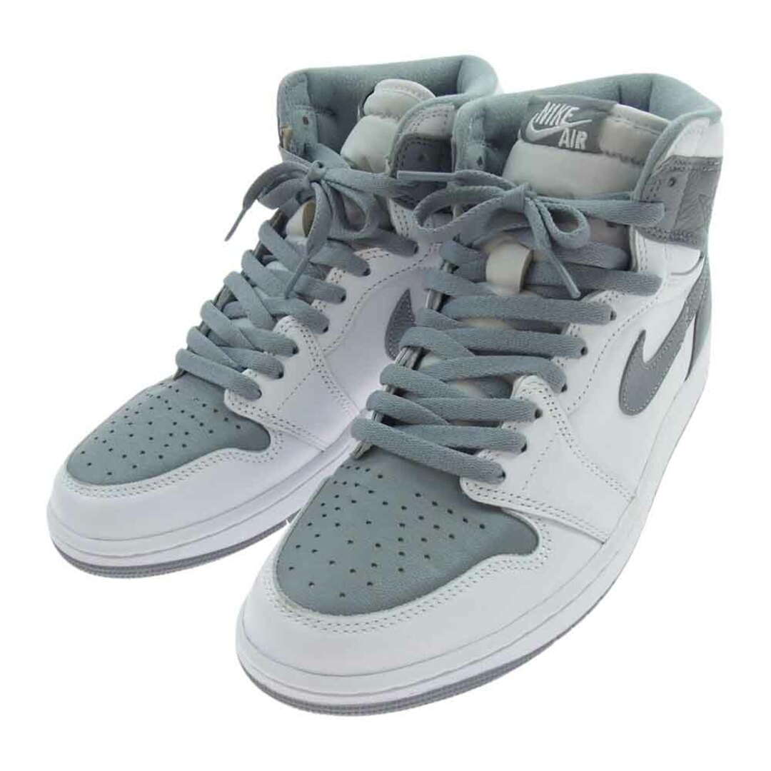 NIKE(ナイキ)のNIKE ナイキ スニーカー 555088-037 Air Jordan 1 High OG Stealth エアジョーダン1 ハイ OG ステルス スニーカー グレー系 27cm【美品】【中古】 メンズの靴/シューズ(スニーカー)の商品写真