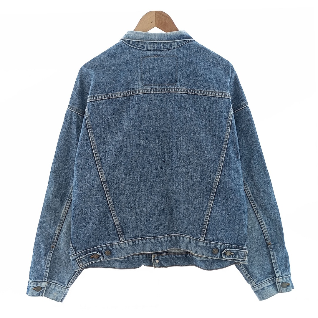 Levi's(リーバイス)の古着 90年代 リーバイス Levi's 70598-4891 特大パッチ デニムジャケット Gジャン USA製 メンズXL ヴィンテージ /eaa400520 メンズのジャケット/アウター(Gジャン/デニムジャケット)の商品写真