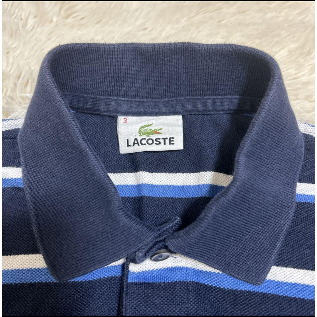 LACOSTE(ラコステ)のLACOSTE ポロシャツ ボーダー メンズのトップス(ポロシャツ)の商品写真