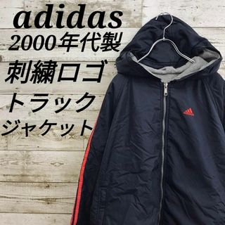 アディダス(adidas)の【k6531】USA古着アディダス90s当時物刺繍ロゴトラックジャケットナイロン(ナイロンジャケット)