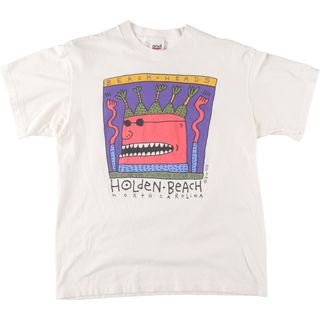 アンビル(Anvil)の古着 90年代 アンビル Anvil BIG HED DESINGNS アートTシャツ USA製 メンズL ヴィンテージ /eaa443038(Tシャツ/カットソー(半袖/袖なし))