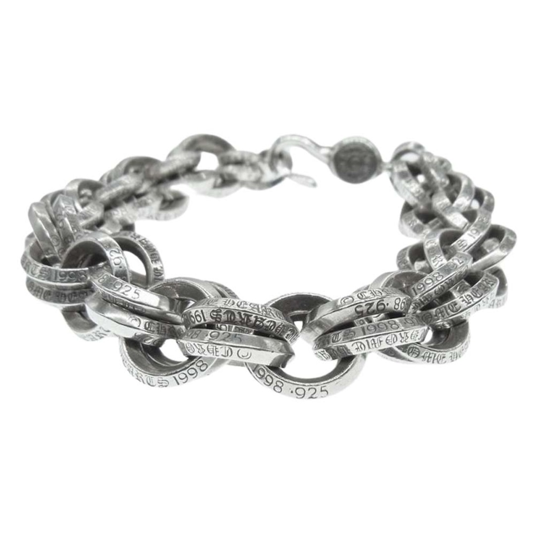 Chrome Hearts(クロムハーツ)のCHROME HEARTS クロムハーツ（原本無） ブレスレット DOUBLE B RING ダブルB リング シルバー ブレスレット シルバー系【中古】 メンズのアクセサリー(ブレスレット)の商品写真