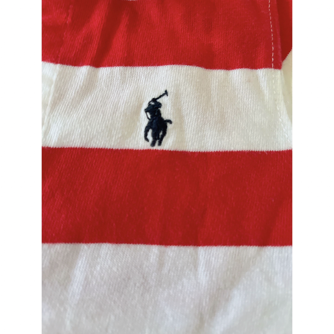Ralph Lauren(ラルフローレン)のラルフローレン　ベビー　ロンパース　半袖　ポロシャツ　80cm キッズ/ベビー/マタニティのベビー服(~85cm)(ロンパース)の商品写真