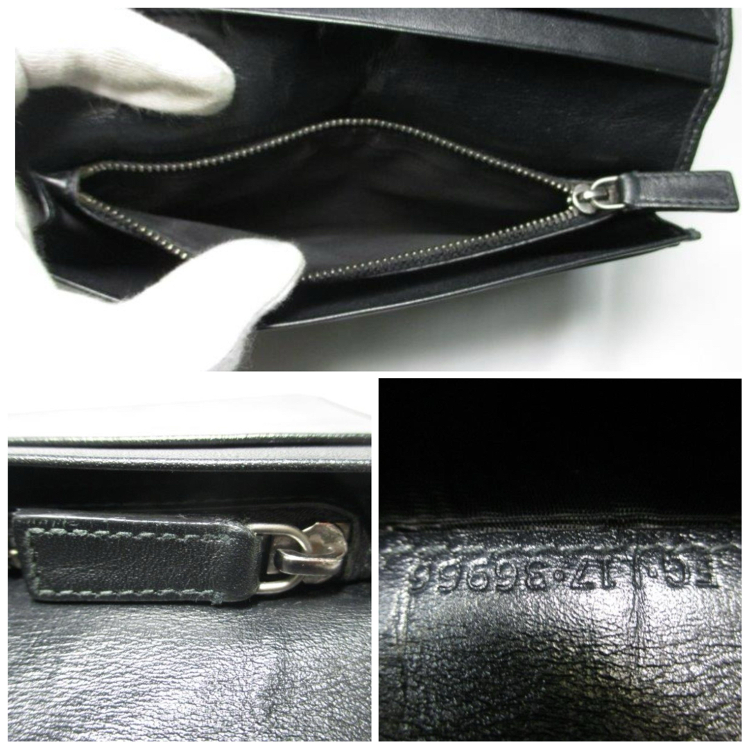 BVLGARI(ブルガリ)の美品 BVLGARI ブルガリ 長財布 メンズ レザー 黒 カード入れ 中古本物 メンズのファッション小物(長財布)の商品写真