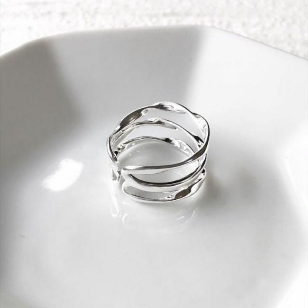 3ツイスト ring レディースのアクセサリー(リング(指輪))の商品写真