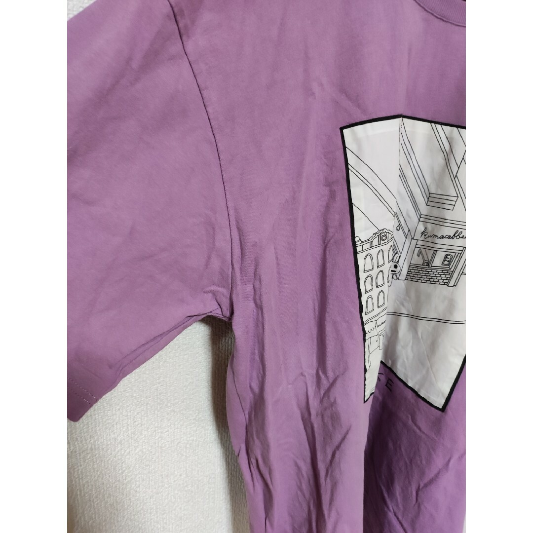 ScoLar(スカラー)のスカラーパリティ　MACHIBOUKE アップリケ　Tシャツ　未使用　訳あり レディースのトップス(Tシャツ(半袖/袖なし))の商品写真