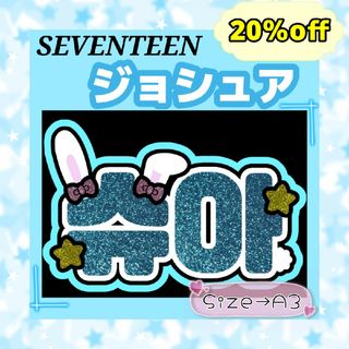 SEVENTEEN　セブチ　ジョシュア　ネームボード　文字パネル　応援ボード(アイドルグッズ)