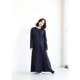 ミュベール(MUVEIL)の極美品！MUVEIL(ミュベール) ハートパッチワンピース(ロングワンピース/マキシワンピース)