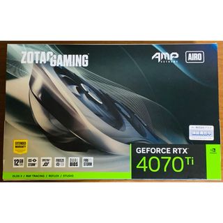 エヌビディア(NVIDIA)のZOTAC RTX 4070 Ti AMP EXTREME AIRO(PCパーツ)