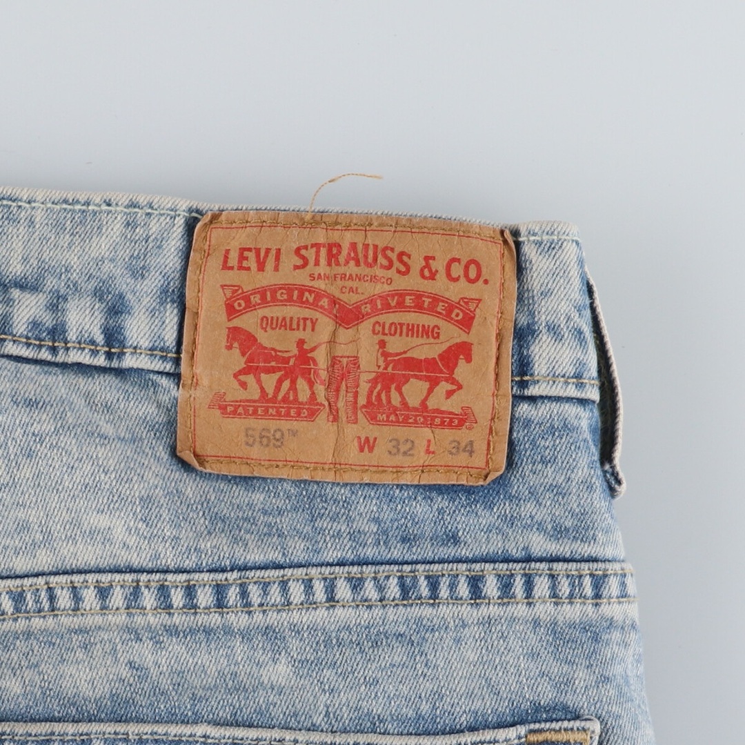 Levi's(リーバイス)の古着 リーバイス Levi's 569-0226 ストレートデニムパンツ メンズw34 /eaa447082 メンズのパンツ(デニム/ジーンズ)の商品写真