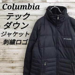 コロンビア(Columbia)の【k6533】USA古着コロンビア刺繍ロゴダウンジャケットコートブルゾンアウター(ダウンジャケット)