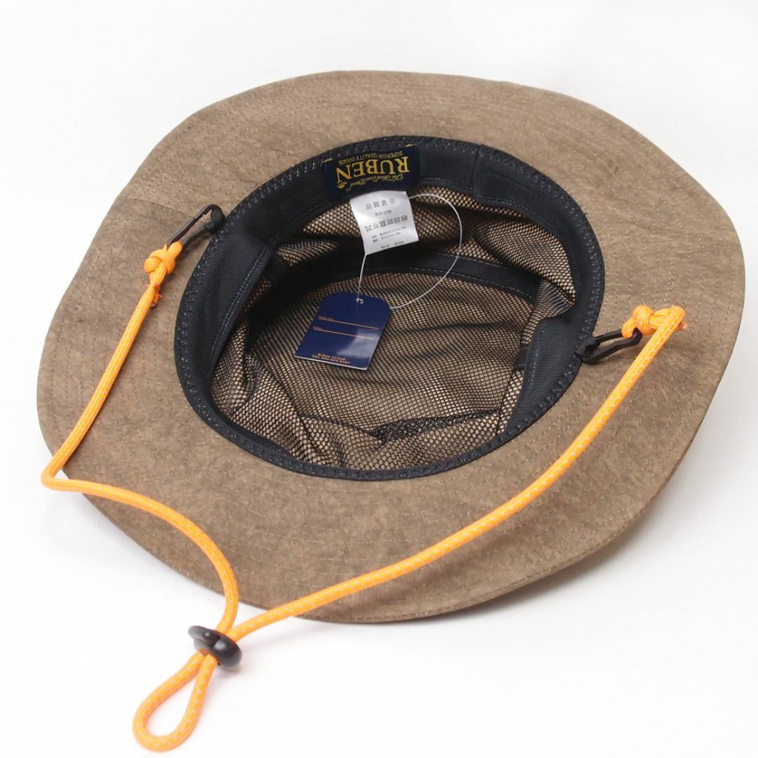 Ruben(ルーベン)の新品 RUBEN ルーベン タイダイ柄 サファリハット ブラウン メンズの帽子(ハット)の商品写真