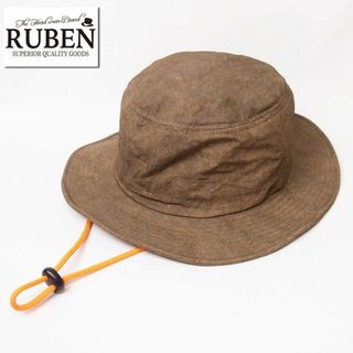 ルーベン(Ruben)の新品 RUBEN ルーベン タイダイ柄 サファリハット ブラウン(ハット)