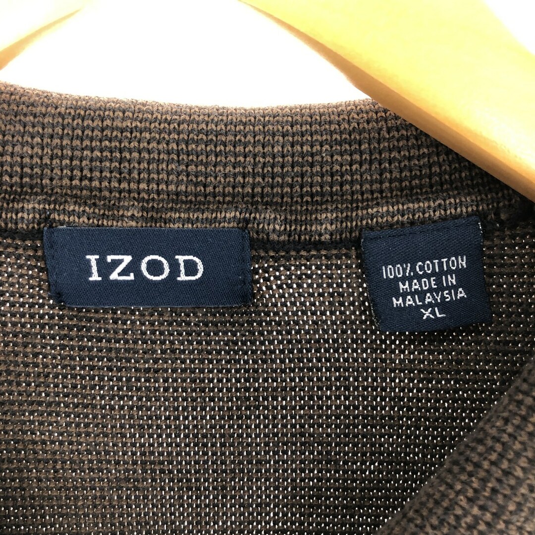 古着 IZOD 襟付きハーフボタン スウェットシャツ トレーナー メンズXL /eaa447217 メンズのトップス(スウェット)の商品写真