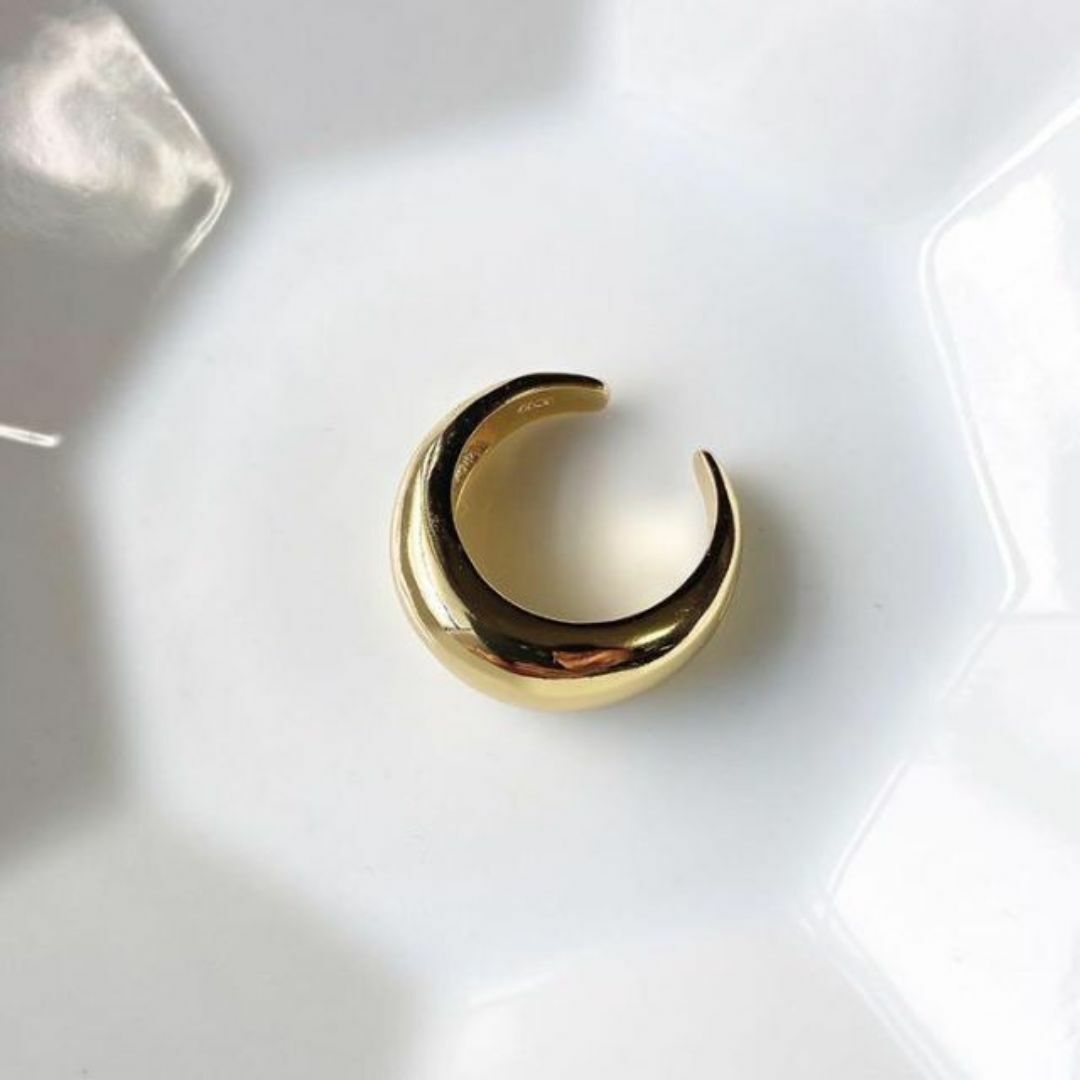 ゴールド curve bowl ring レディースのアクセサリー(リング(指輪))の商品写真