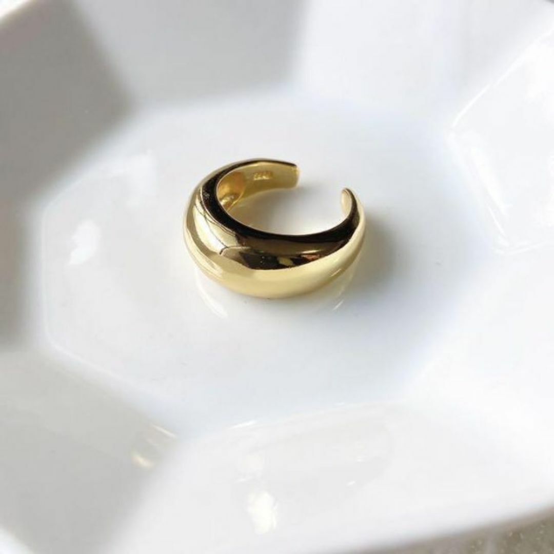 ゴールド curve bowl ring レディースのアクセサリー(リング(指輪))の商品写真