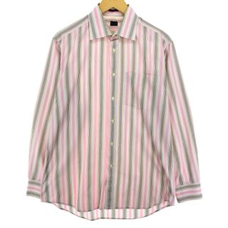 ポールスミス(Paul Smith)の古着 ポールスミス Paul Smith 長袖 コットンストライプシャツ イタリア製 メンズL /eaa447458(シャツ)