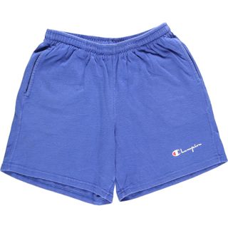 チャンピオン(Champion)の古着 90年代 チャンピオン Champion スウェットショーツ ショートパンツ メンズL ワイドショートパンツ ヴィンテージ /eaa447045(ショートパンツ)