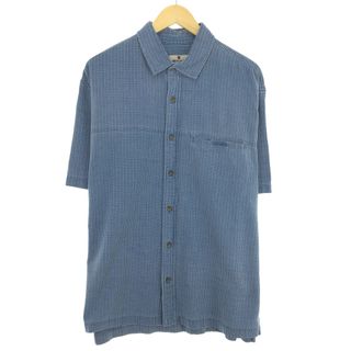 ウールリッチ(WOOLRICH)の古着 ウールリッチ WOOLRICH 半袖 コットン チェックシャツ メンズL /eaa448686(シャツ)