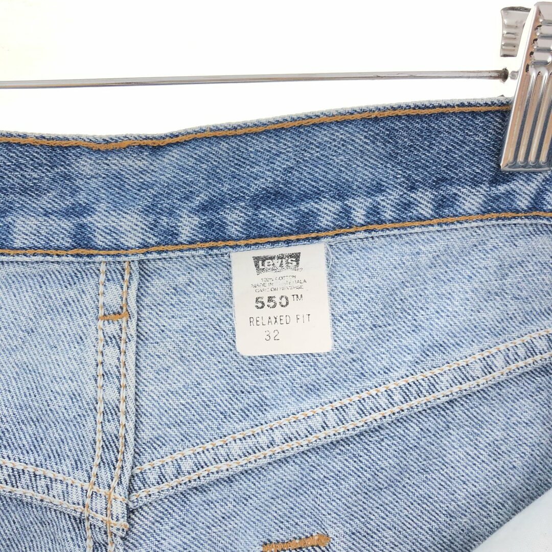 Levi's(リーバイス)の古着 00年代 リーバイス Levi's 550 RELAXED FIT デニムショーツ ショートパンツ メンズw31 /eaa382867 メンズのパンツ(ショートパンツ)の商品写真