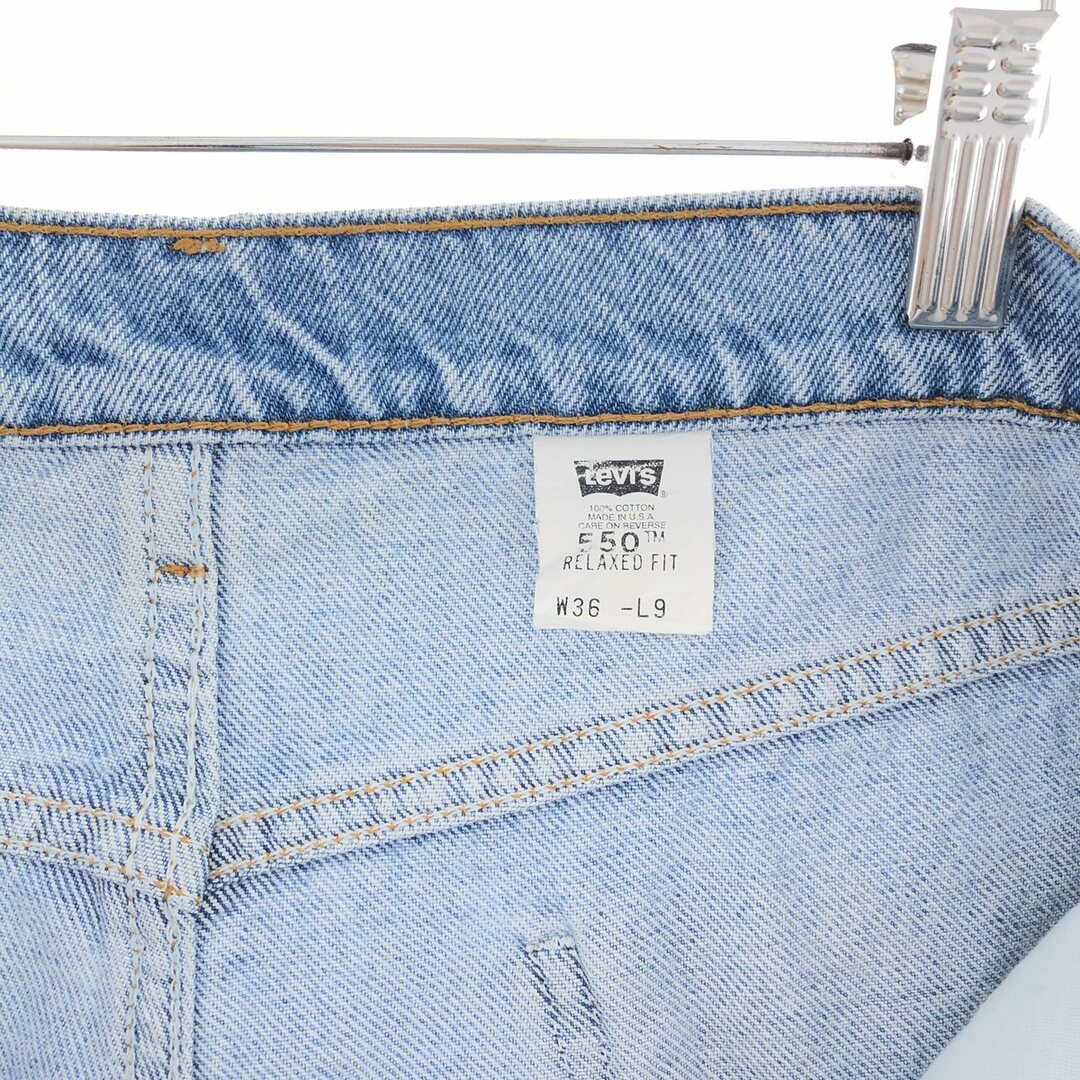 Levi's(リーバイス)の古着 90年代 リーバイス Levi's 550 RELAXED FIT デニムショーツ ショートパンツ USA製 メンズw34 ヴィンテージ /eaa382870 メンズのパンツ(ショートパンツ)の商品写真