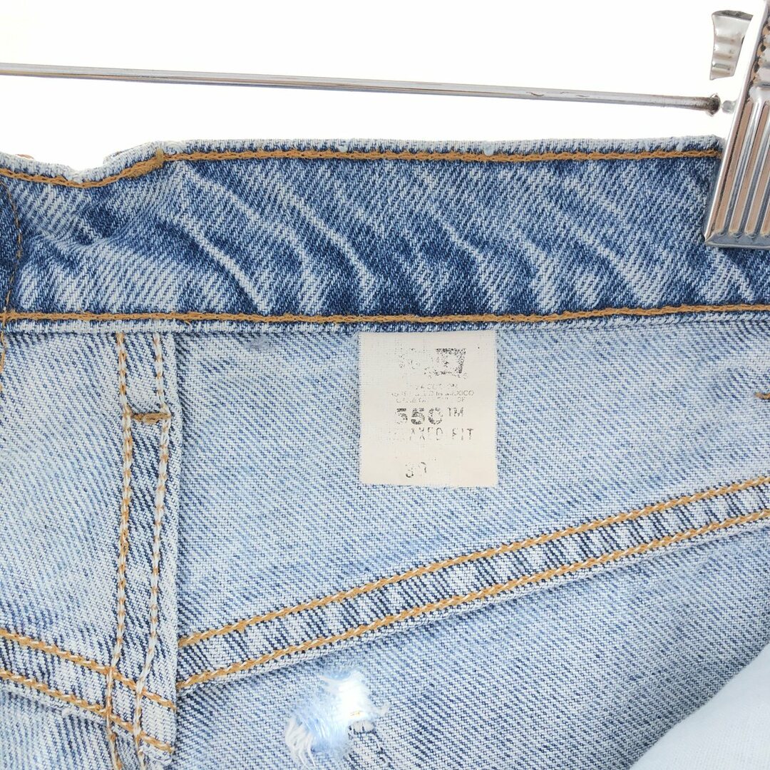 Levi's(リーバイス)の古着 90年代 リーバイス Levi's 550 RELAXED FIT デニムショーツ ハーフパンツ メンズw28 ヴィンテージ /eaa382873 メンズのパンツ(ショートパンツ)の商品写真