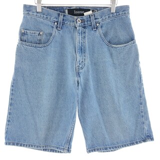 リーバイス(Levi's)の古着 リーバイス Levi's SILVER TAB シルバータブ LOOSE ルーズ デニムショーツ ハーフパンツ メンズw31 /eaa382920(ショートパンツ)