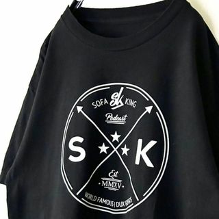 SK SOFA KING Tシャツ ブラック 黒 US古着(Tシャツ/カットソー(半袖/袖なし))