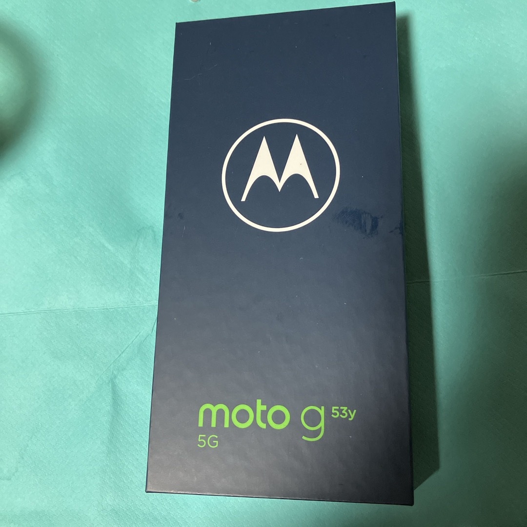 Motorola(モトローラ)のMOTOROLA moto g53y 5G A301MO インクブラック スマホ/家電/カメラのスマートフォン/携帯電話(スマートフォン本体)の商品写真