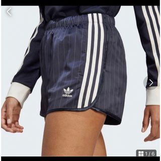 adidas originals sporty & rich ネイビー　Sサイズ(ショートパンツ)