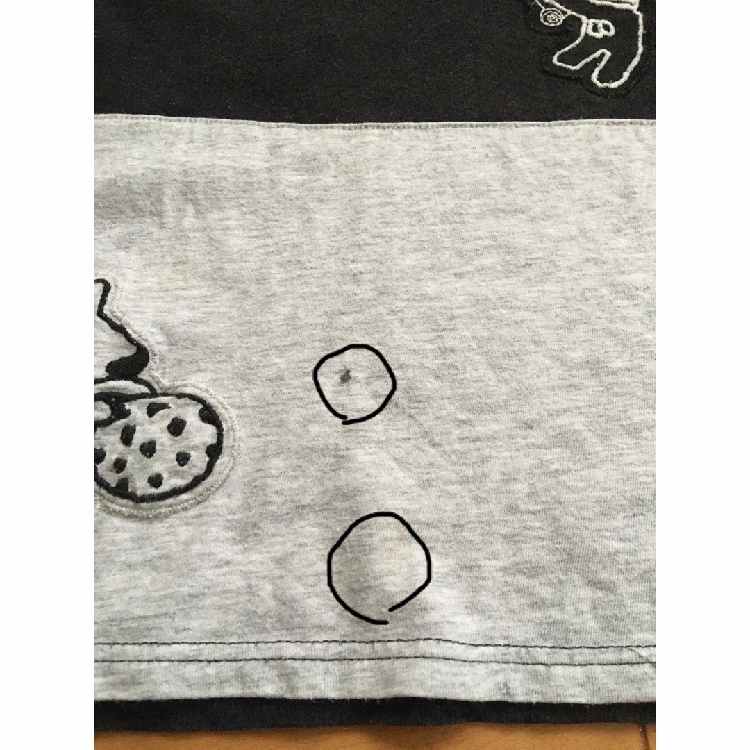 UNIQLO(ユニクロ)のUNIQLO Tシャツ2枚セット100 キッズ/ベビー/マタニティのキッズ服女の子用(90cm~)(Tシャツ/カットソー)の商品写真