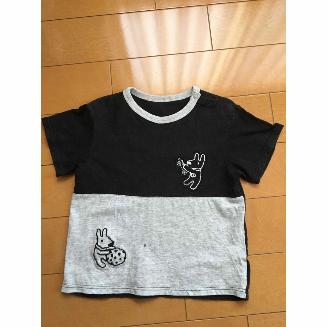 UNIQLO(ユニクロ)のUNIQLO Tシャツ2枚セット100 キッズ/ベビー/マタニティのキッズ服女の子用(90cm~)(Tシャツ/カットソー)の商品写真