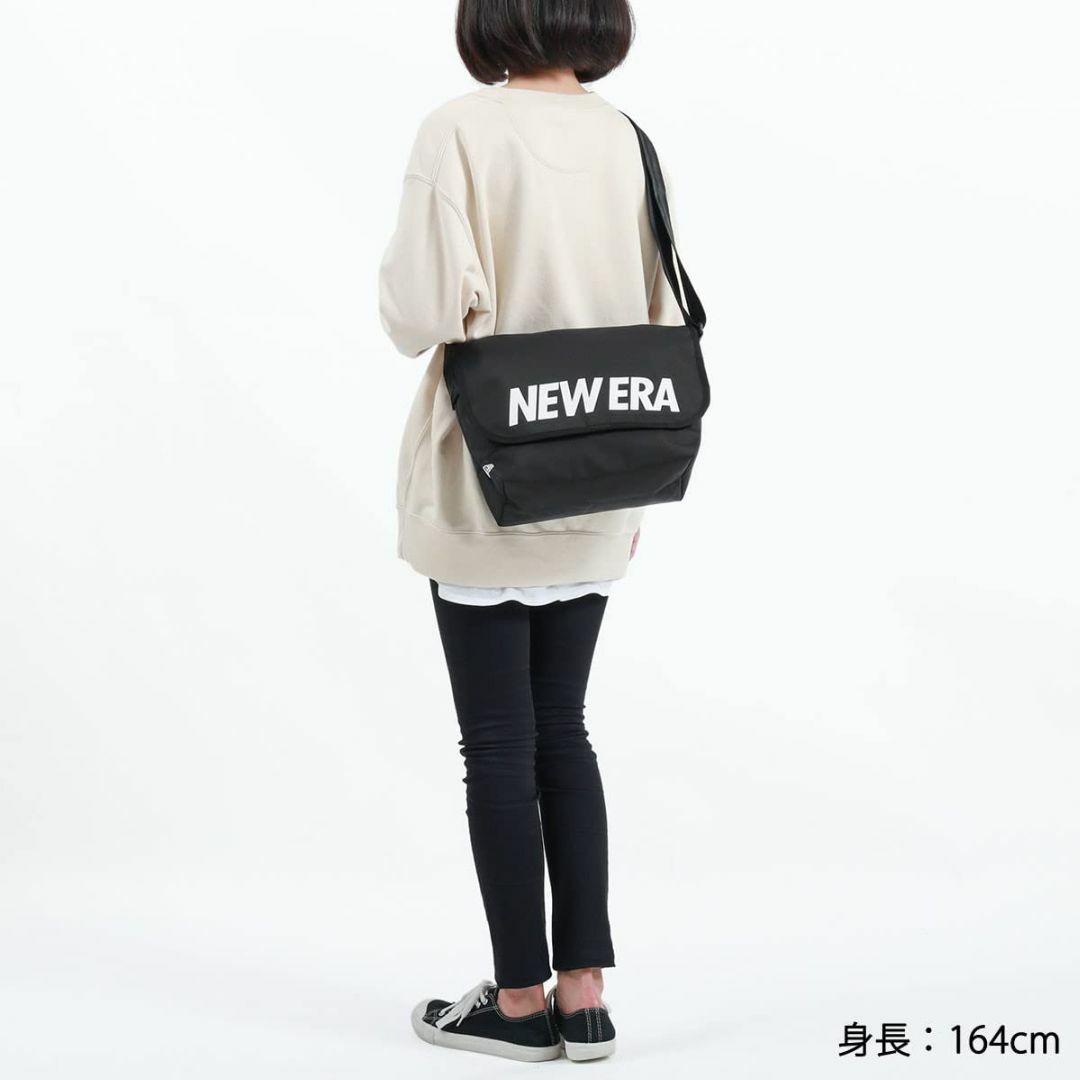ニューエラ ショルダーバッグ 9L プリントロゴ ブラック 12854724 メンズのバッグ(その他)の商品写真