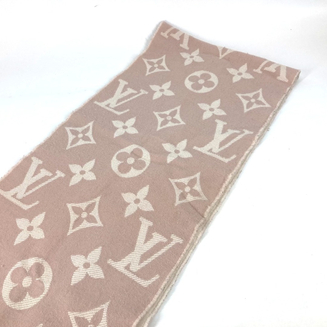 LOUIS VUITTON(ルイヴィトン)のルイヴィトン LOUIS VUITTON エシャルプ シンプリーLVモノグラム  M76966  フリンジ マフラー ウール ベージュ レディースのファッション小物(マフラー/ショール)の商品写真