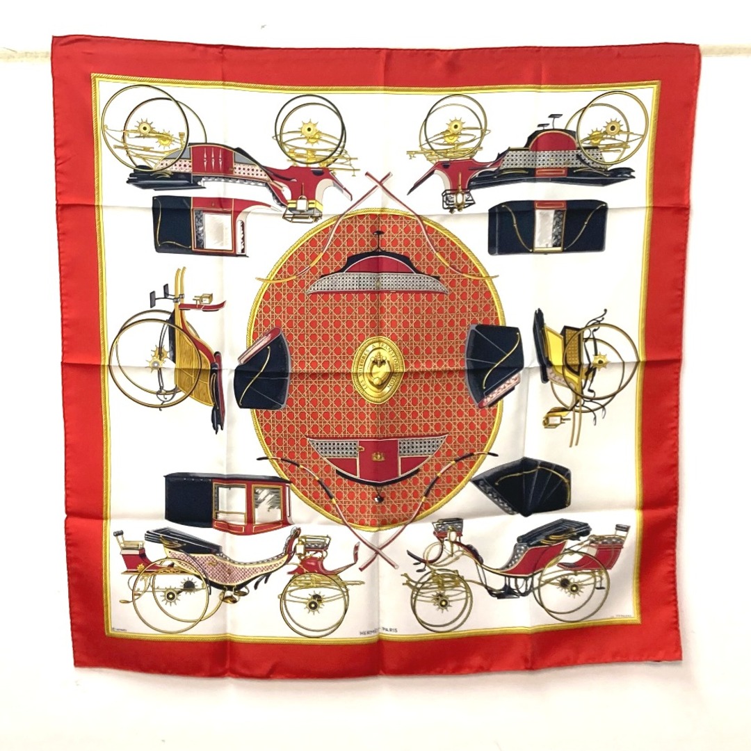 HERMES - エルメス HERMES カレ90 Les Voitures Nouvelles 馬車 HERMES - エルメス HERMES カレ90 Les Voitures Nouvelles 馬車