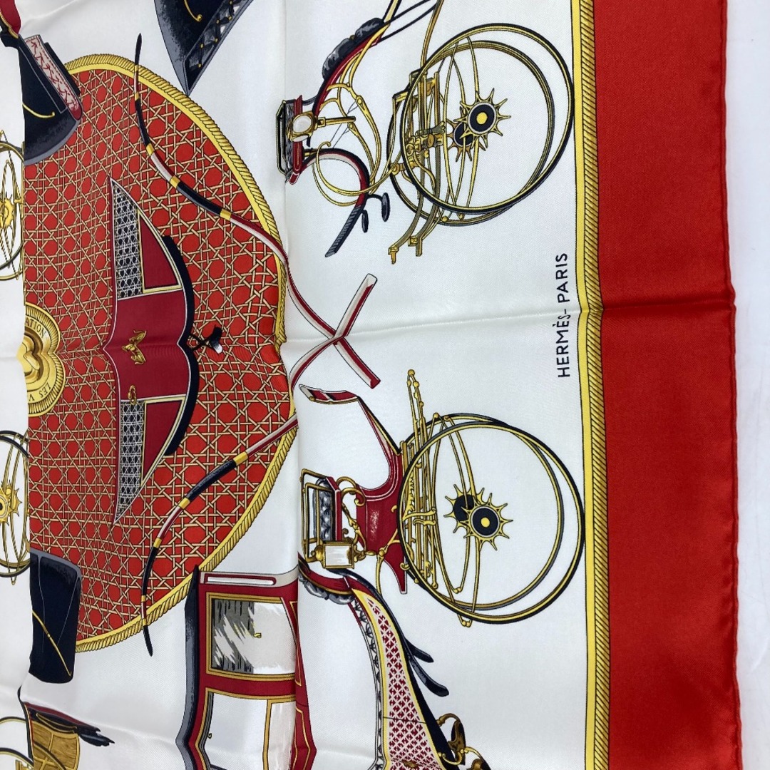 HERMES - エルメス HERMES カレ90 Les Voitures Nouvelles 馬車 HERMES - エルメス HERMES カレ90 Les Voitures Nouvelles 馬車