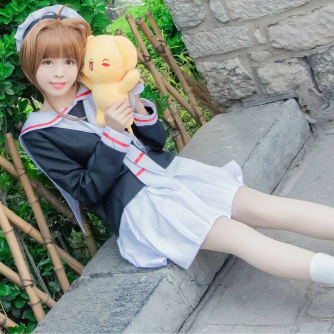 ★XLサイズ カードキャプターさくら 友枝小学校 制服 コスプレ 衣装 エンタメ/ホビーのコスプレ(衣装一式)の商品写真