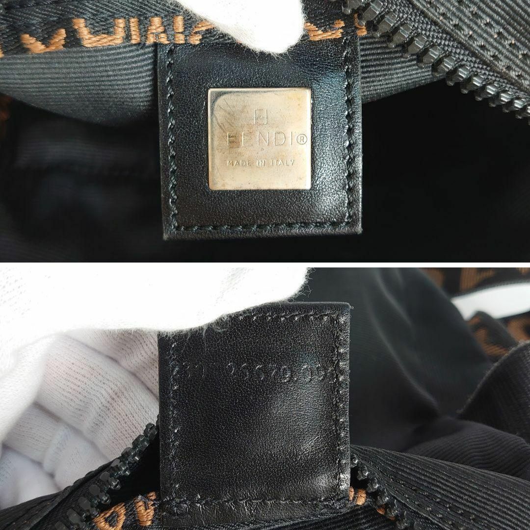 FENDI(フェンディ)のFENDI フェンディ ショルダーバッグ ナイロン ロゴ 黒 レディースのバッグ(ショルダーバッグ)の商品写真