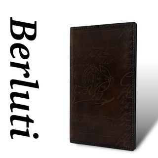 ベルルッティ(Berluti)の当時物　希少　廃盤　Berluti ベルルッティ 手帳カバー レザー　ブラウン(長財布)