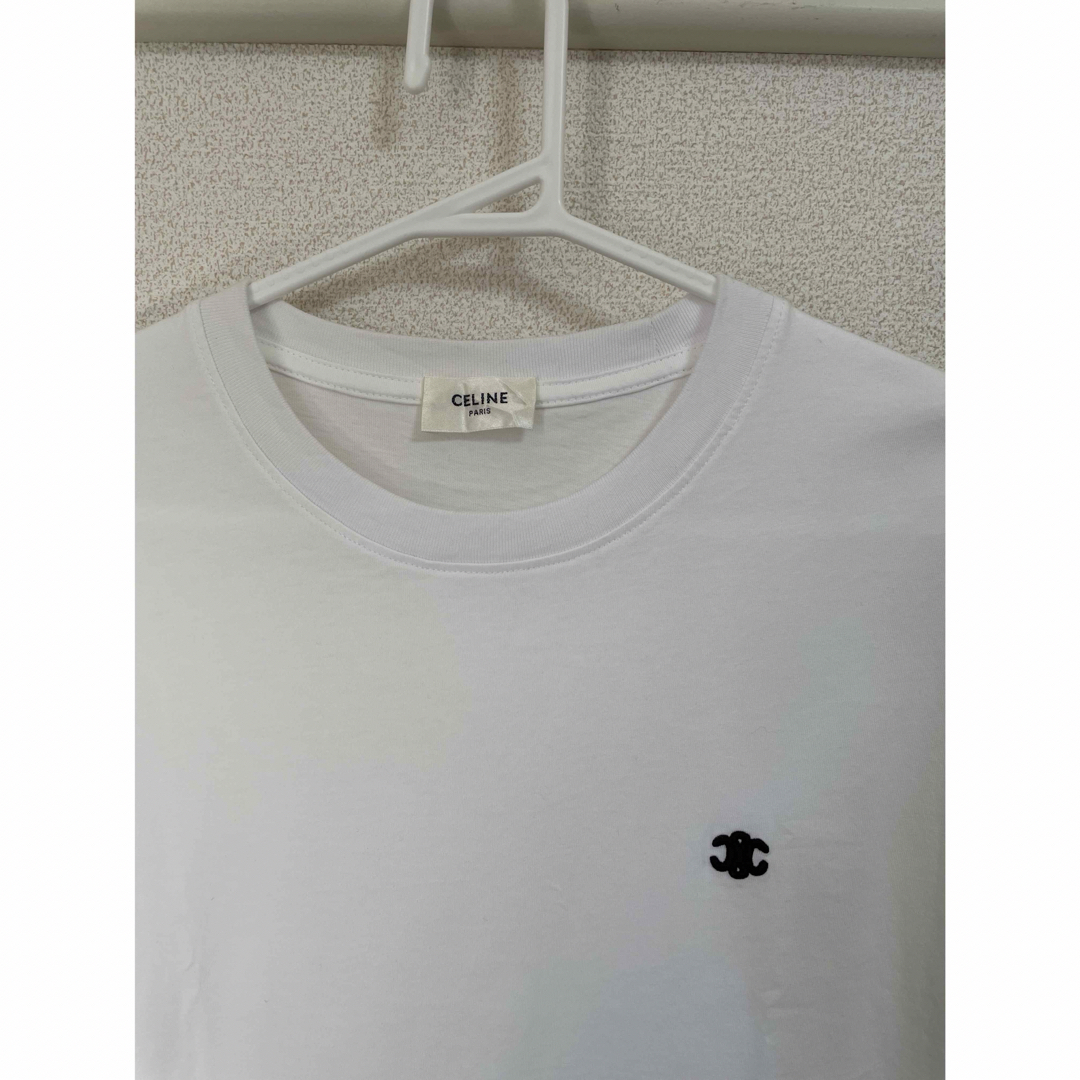 celine(セリーヌ)のCELINE セリーヌ　レディース　Ｔシャツ　半袖　ホワイト レディースのトップス(Tシャツ(半袖/袖なし))の商品写真