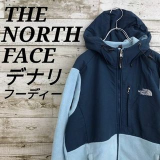 ザノースフェイス(THE NORTH FACE)の【k6534】USA規格ノースフェイス刺繍ロゴデナリフーディージャケットフリース(その他)