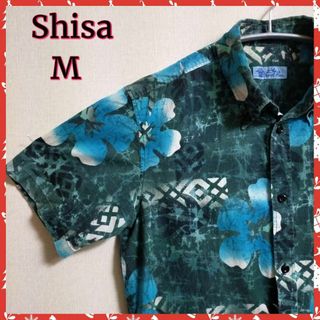 【Shisa】かりゆしウェア　アロハシャツ　✨美品✨(シャツ)