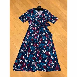 タルボット(TALBOTS)のタルボット　ワンピース　カシュクール(ひざ丈ワンピース)