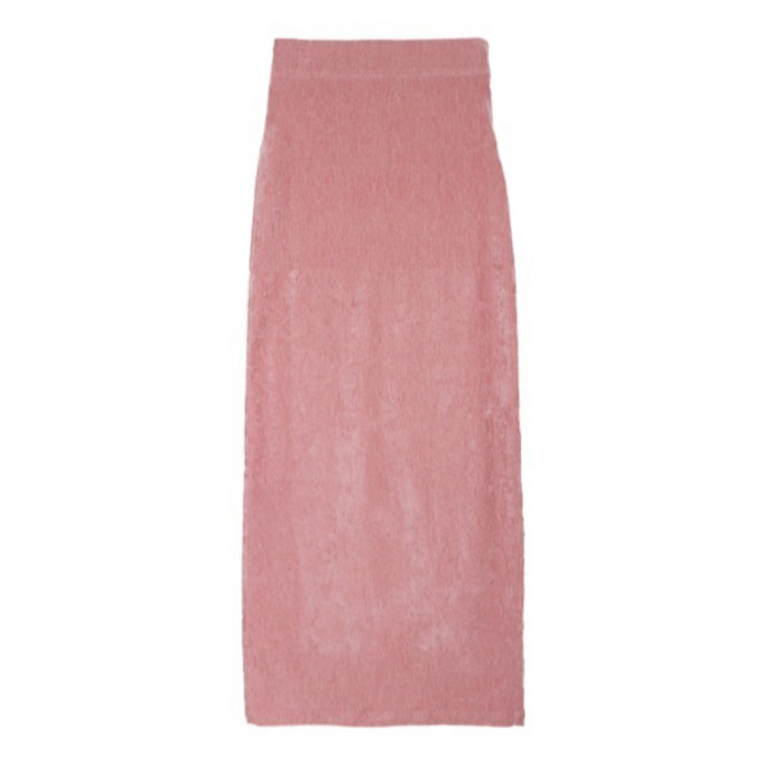 AMAIL(アマイル)の【AMAIL】strawberry straight skirt pink レディースのスカート(ロングスカート)の商品写真
