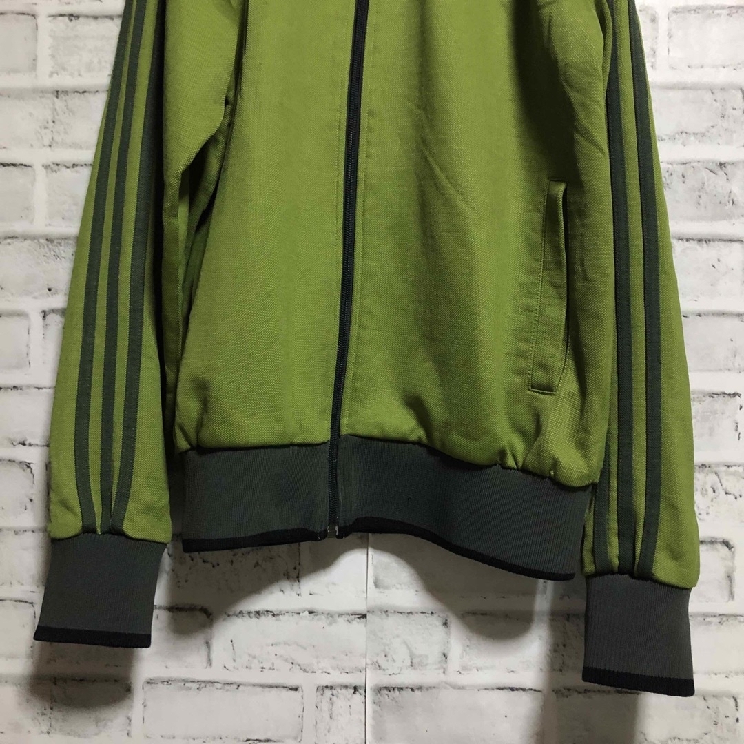 Originals（adidas）(オリジナルス)の90s⭐️adidas トラックジャケット S 刺繍 vintage 緑×グレー メンズのトップス(ジャージ)の商品写真