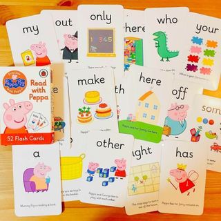 英語絵本Read with Peppa 52 Flash Cardsペッパピッグ(洋書)